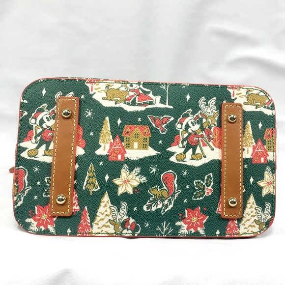 2022 Disney Dooney & Bourke Mickey & Minnie Christmas Holiday Satchel Bag B NEW - Picture 5 of 6